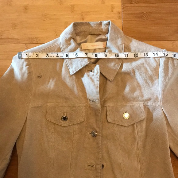 Zara trafaluc Suede Leather Jacket - Picture 6 of 8